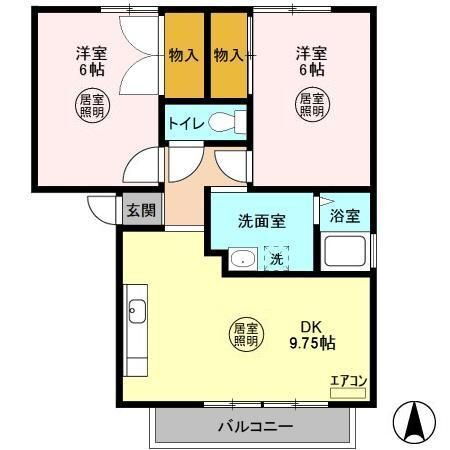 千葉県木更津市幸町３ 木更津駅 2DK アパート 賃貸物件詳細