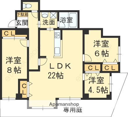 兵庫県西宮市満池谷町 苦楽園口駅 3LDK マンション 賃貸物件詳細