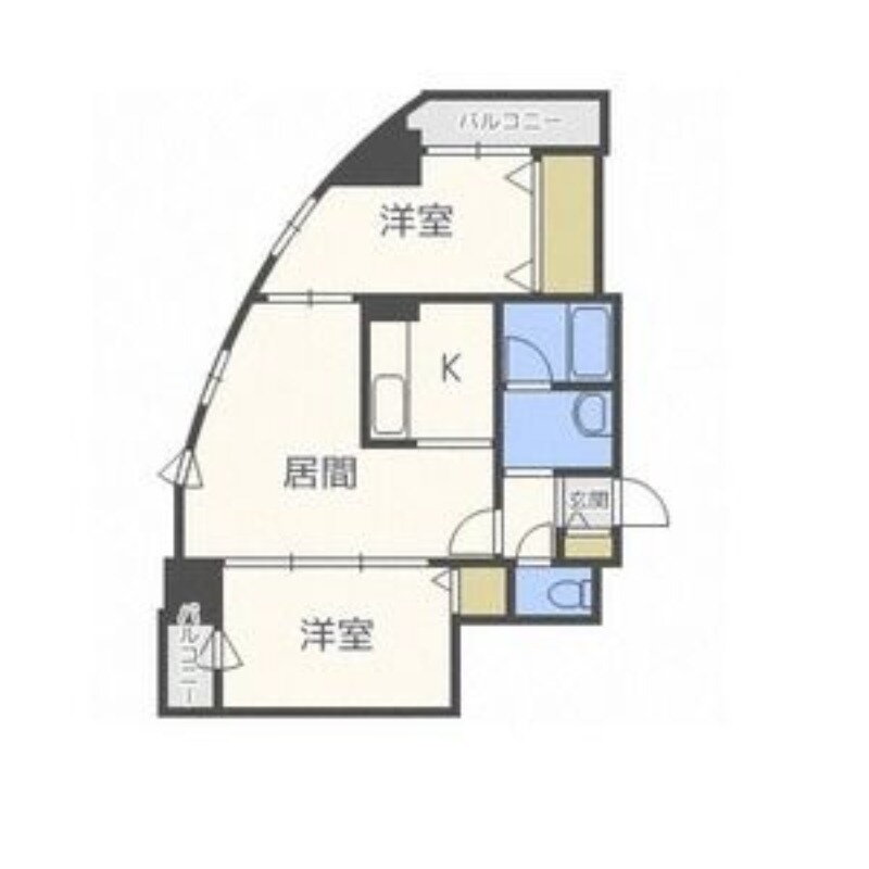 北海道札幌市東区北二十三条東１ 北２４条駅 2LDK マンション 賃貸物件詳細