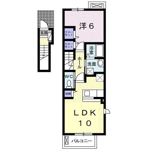 和歌山県和歌山市梶取 紀ノ川駅 1LDK アパート 賃貸物件詳細