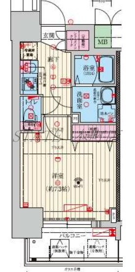 大阪府大阪市西区本田１ 九条駅 1K マンション 賃貸物件詳細