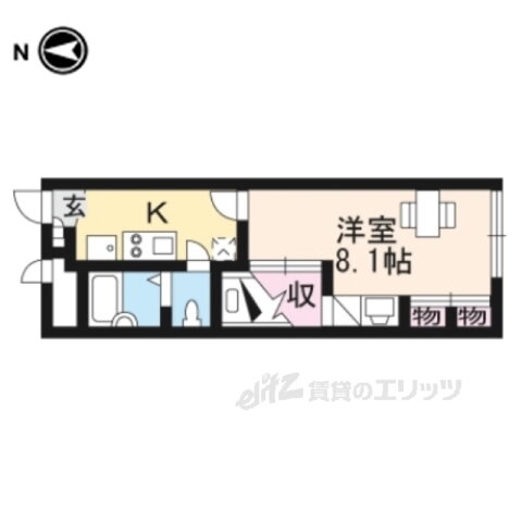 滋賀県長浜市大辰巳町 長浜駅 1K アパート 賃貸物件詳細