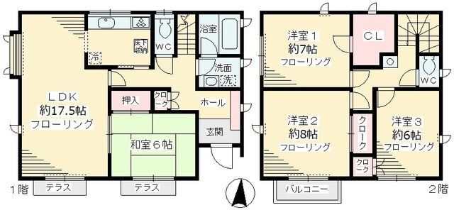 神奈川県川崎市麻生区王禅寺東４ 新百合ヶ丘駅 4LDK 一戸建て 賃貸物件詳細