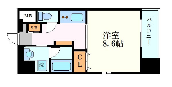 愛知県名古屋市西区則武新町４ 栄生駅 1K マンション 賃貸物件詳細