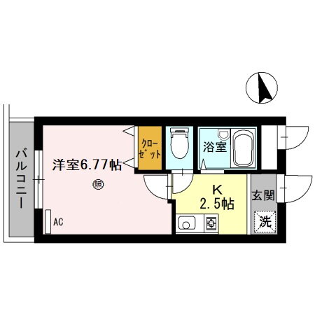 和歌山県和歌山市栄谷 紀ノ川駅 1K アパート 賃貸物件詳細