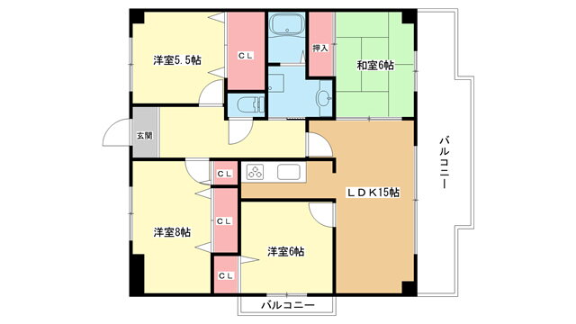 大阪府豊中市西緑丘２ 少路駅 4LDK マンション 賃貸物件詳細