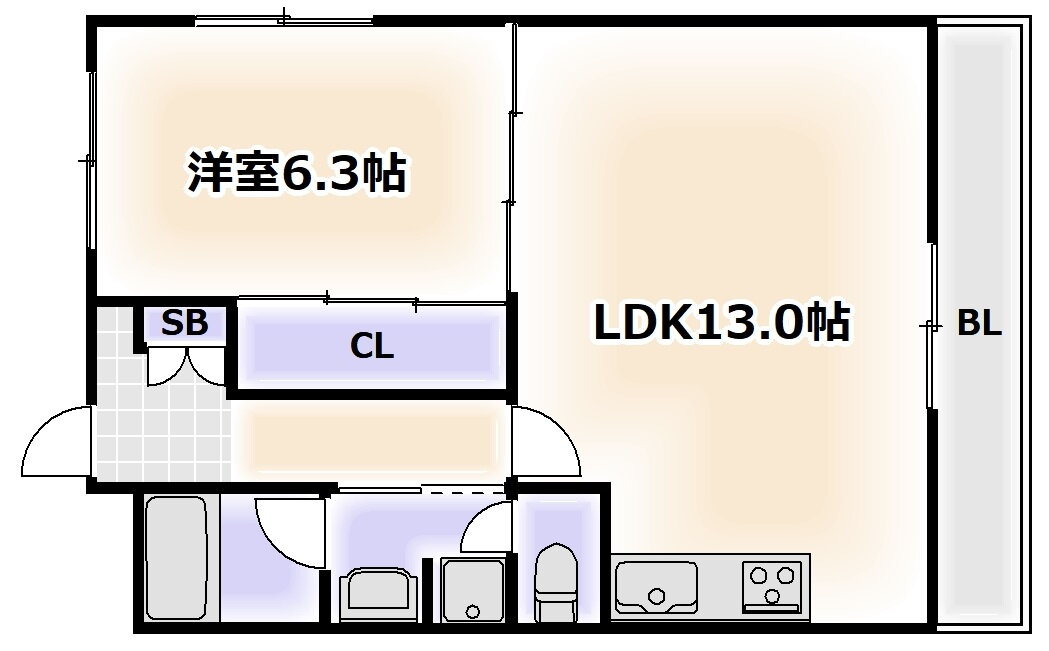 大阪府大阪市浪速区幸町３ 桜川駅 1LDK マンション 賃貸物件詳細