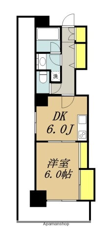 ビューネタワー平井 4階 1DK 賃貸物件詳細