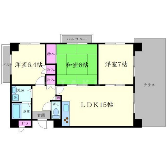 エスポワール・桜 1階 3LDK 賃貸物件詳細