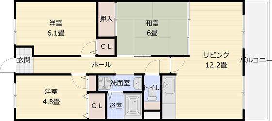 大阪府柏原市国分本町７ 河内国分駅 3LDK マンション 賃貸物件詳細