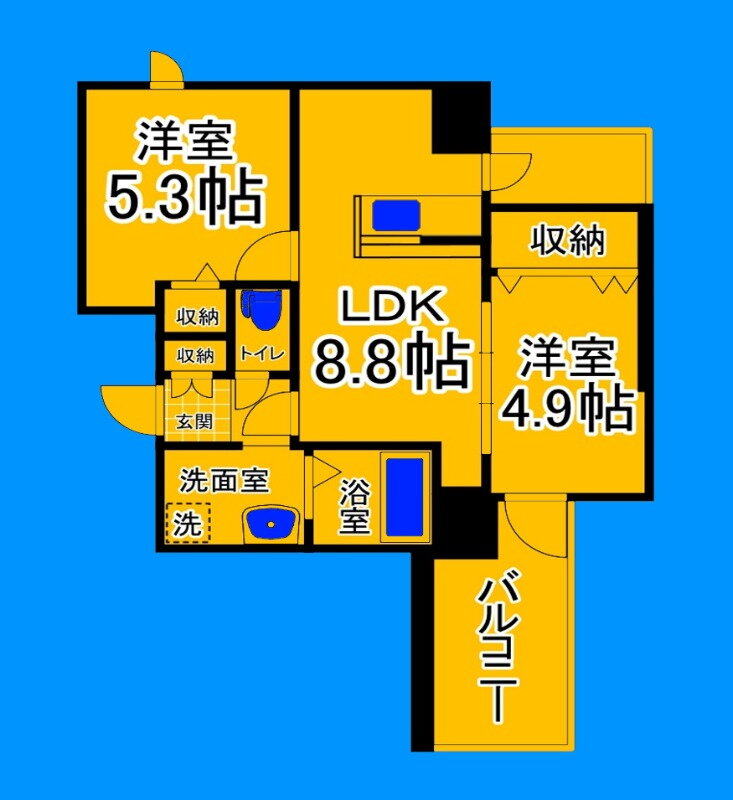 大阪府堺市堺区市之町東４ 堺東駅 2LDK マンション 賃貸物件詳細