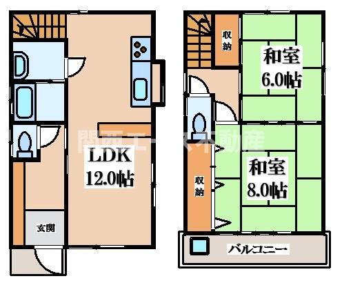 荘内町１丁目貸家 2LDK 賃貸物件詳細