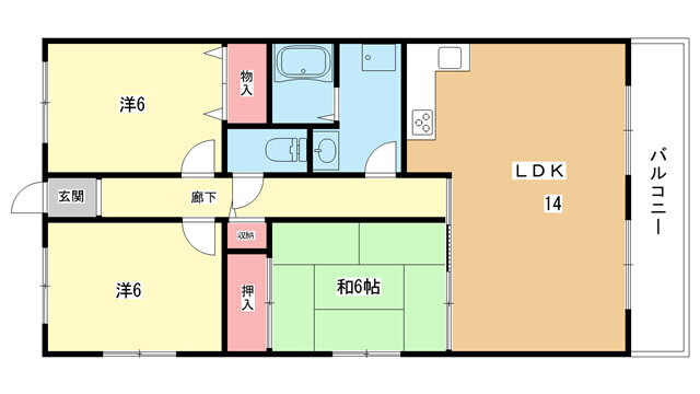 大阪府豊中市利倉西２ 園田駅 3LDK マンション 賃貸物件詳細