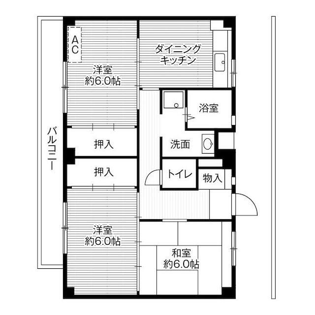 神奈川県中郡二宮町百合が丘３ 二宮駅 3DK マンション 賃貸物件詳細