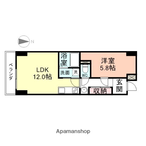 富山県富山市桜木町 桜橋駅 1LDK マンション 賃貸物件詳細
