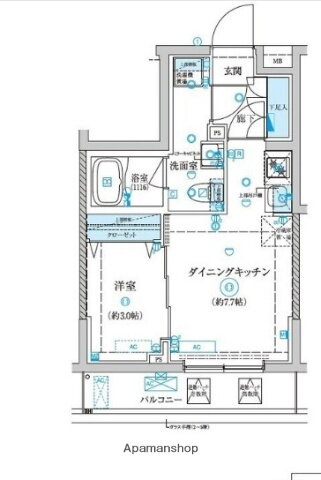 東京都北区神谷３ 東十条駅 1LDK マンション 賃貸物件詳細