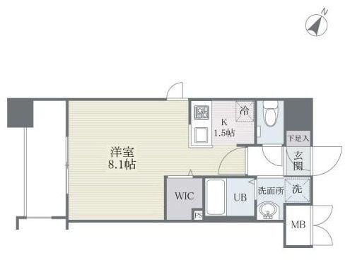 福岡県福岡市博多区美野島３ 博多駅 1K マンション 賃貸物件詳細