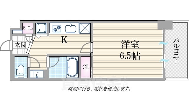 大阪府大阪市西区本田１ 西長堀駅 1K マンション 賃貸物件詳細