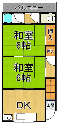 兵庫県尼崎市南武庫之荘５ 武庫之荘駅 2DK アパート 賃貸物件詳細