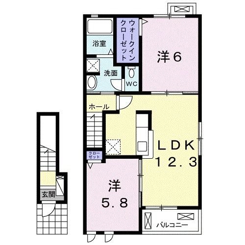 佐賀県唐津市鏡 東唐津駅 2LDK アパート 賃貸物件詳細