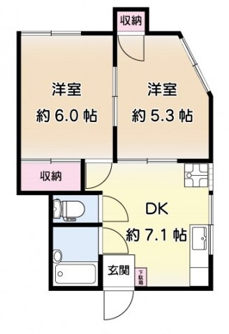 神奈川県川崎市宮前区鷺沼２ 鷺沼駅 2DK アパート 賃貸物件詳細