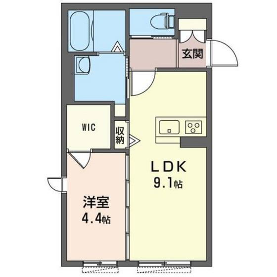 セルディーナ 1階 1LDK 賃貸物件詳細