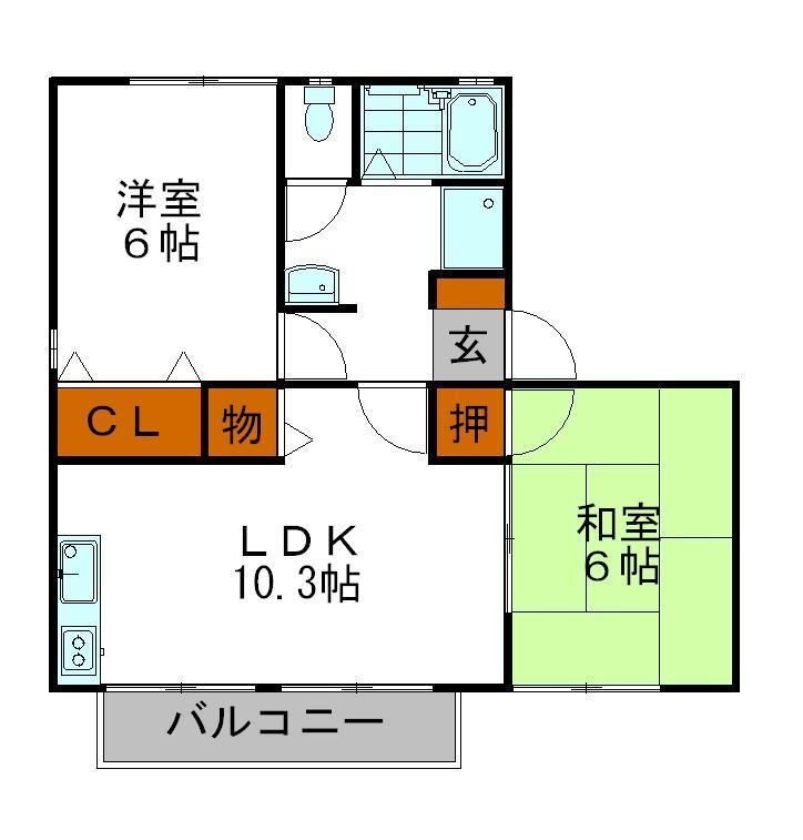 兵庫県姫路市辻井７ 播磨高岡駅 2LDK アパート 賃貸物件詳細