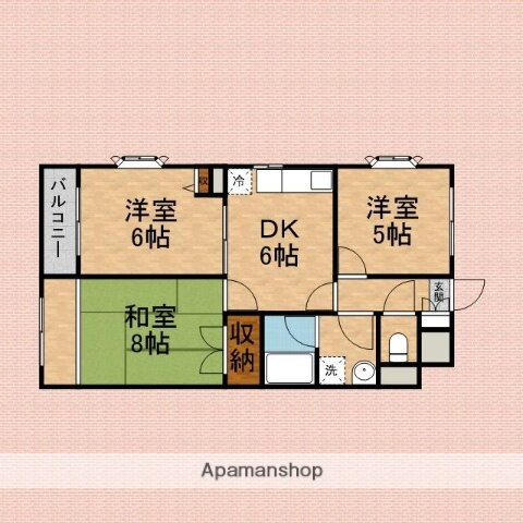 埼玉県富士見市関沢２ 鶴瀬駅 3DK マンション 賃貸物件詳細