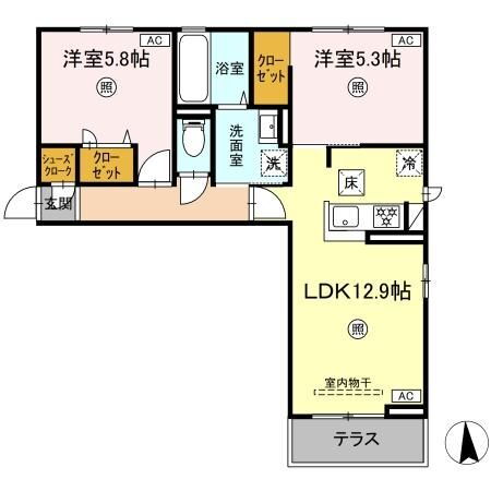 長野県上田市中央西１ 上田駅 2LDK アパート 賃貸物件詳細