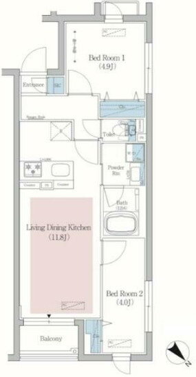 東京都文京区小石川３ 春日駅 2LDK マンション 賃貸物件詳細
