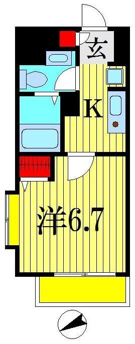 千葉県船橋市宮本６ 船橋駅 1K マンション 賃貸物件詳細
