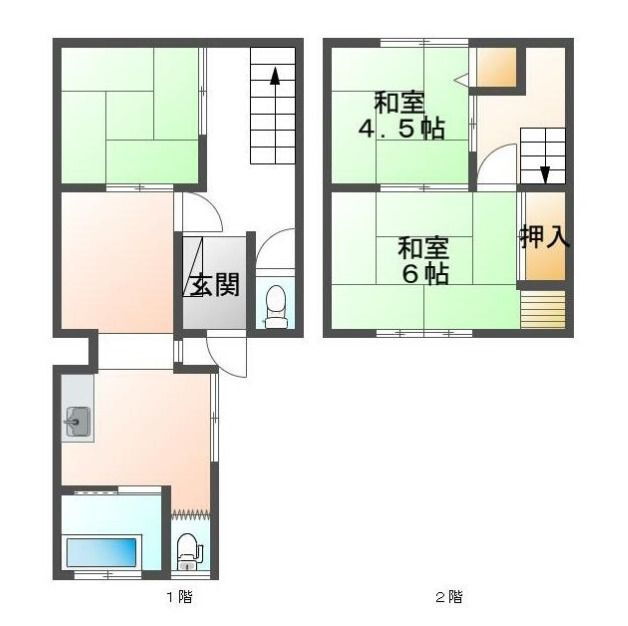 香川県高松市宮脇町２ 栗林公園北口駅 3DK 一戸建て 賃貸物件詳細