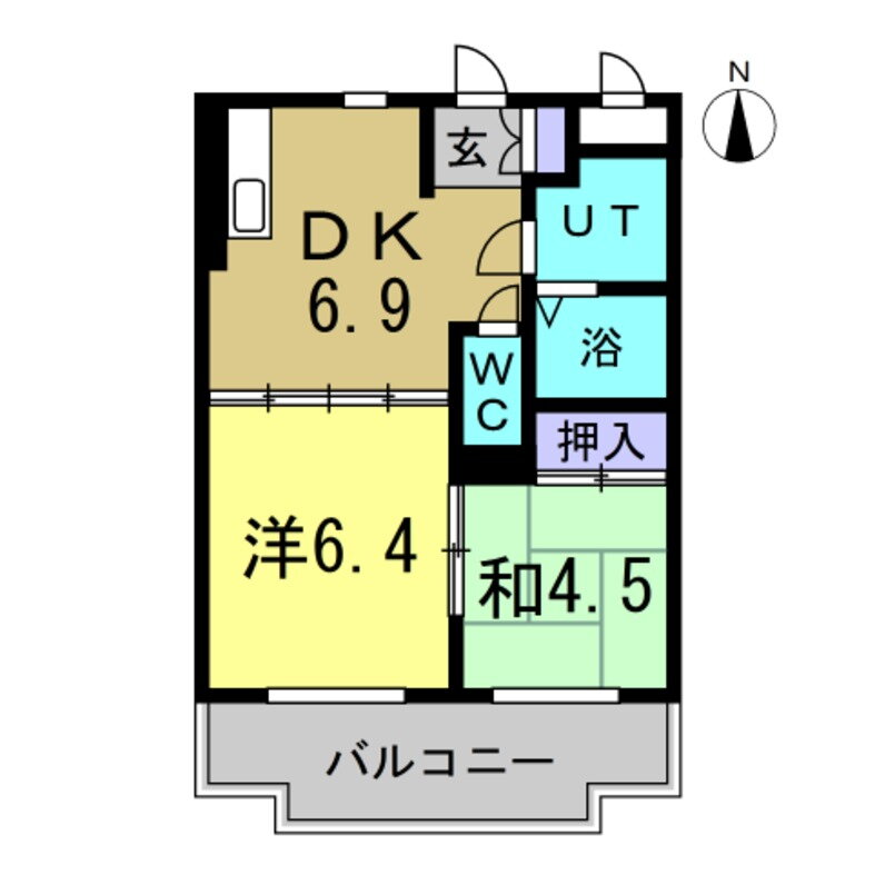 愛知県知多市新知台１ 古見駅 2DK アパート 賃貸物件詳細