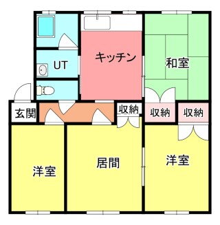北海道登別市富士町４ 幌別駅 4DK アパート 賃貸物件詳細