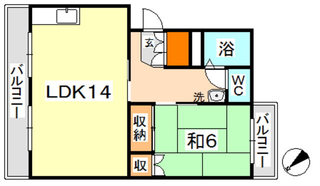 岡山県倉敷市老松町２ 倉敷駅 1LDK マンション 賃貸物件詳細