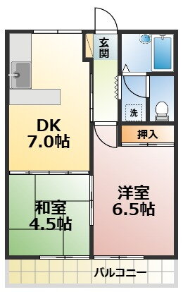栃木県小山市大字羽川 小金井駅 2DK アパート 賃貸物件詳細