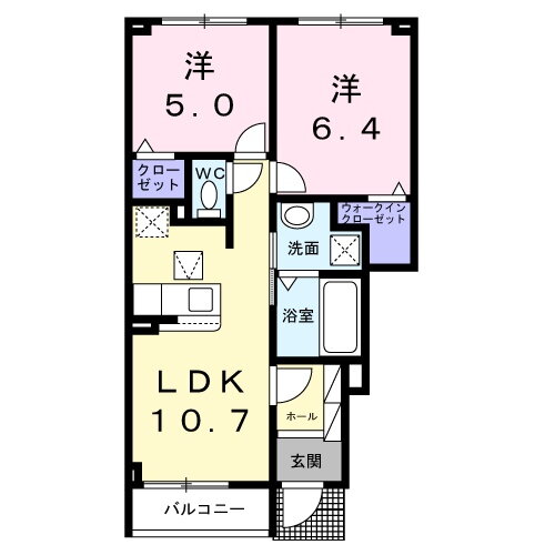 兵庫県高砂市荒井町小松原２ 荒井駅 2LDK アパート 賃貸物件詳細