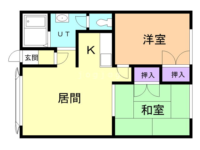 北海道江別市元江別 高砂駅 2LDK アパート 賃貸物件詳細