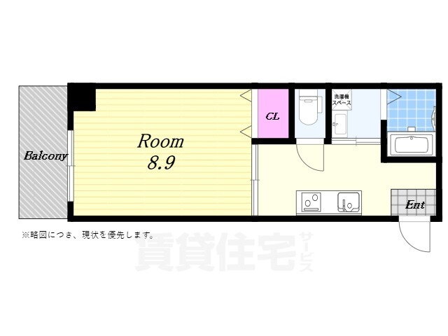 大阪府大阪市西区九条１ 九条駅 1K マンション 賃貸物件詳細