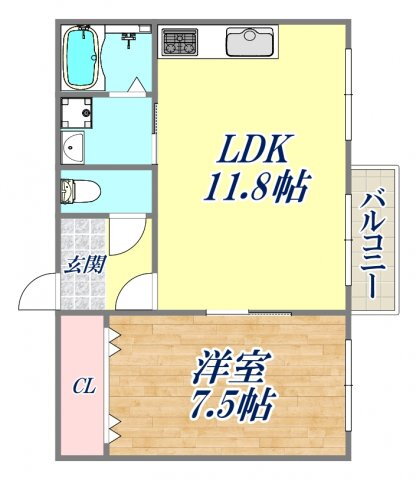 兵庫県西宮市天道町 甲子園口駅 1LDK マンション 賃貸物件詳細