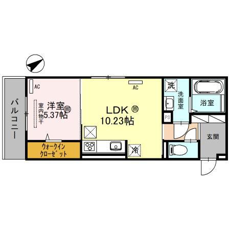 滋賀県大津市蓮池町 唐崎駅 1LDK アパート 賃貸物件詳細