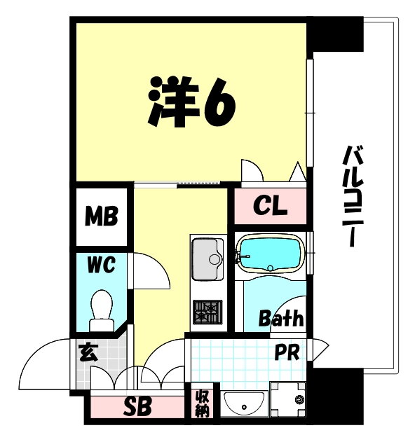 兵庫県神戸市中央区下山手通６ 三ノ宮駅 1K マンション 賃貸物件詳細