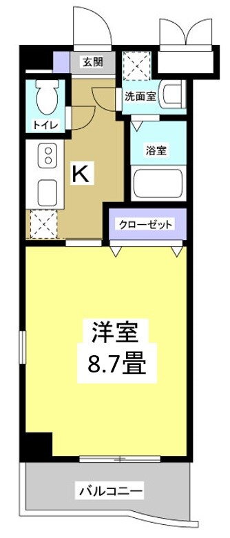 静岡県浜松市中央区三方原町 1K マンション 賃貸物件詳細