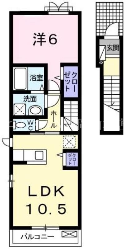 岡山県岡山市中区長岡 東岡山駅 1LDK アパート 賃貸物件詳細