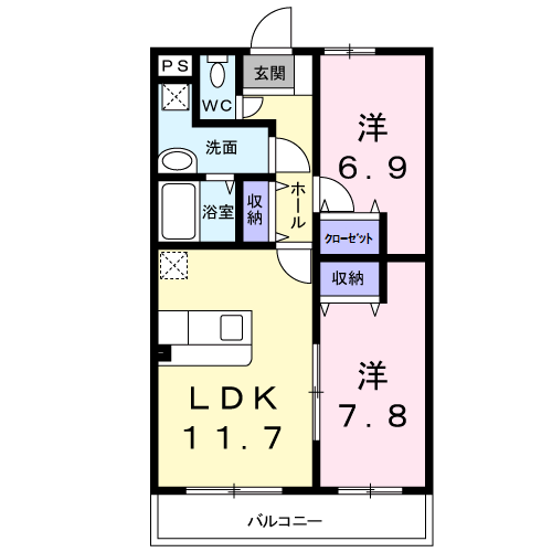 岡山県岡山市南区米倉 備前西市駅 2LDK マンション 賃貸物件詳細