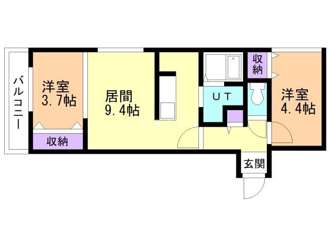 北海道札幌市白石区本通４丁目北 南郷７丁目駅 2LDK マンション 賃貸物件詳細