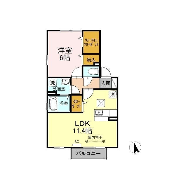 山梨県甲府市上曽根町 甲斐住吉駅 1LDK アパート 賃貸物件詳細
