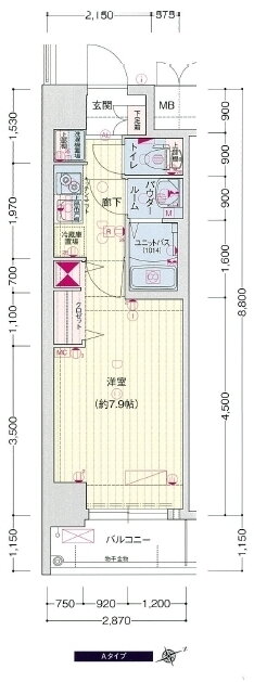 大阪府大阪市西区九条南３ 九条駅 1K マンション 賃貸物件詳細
