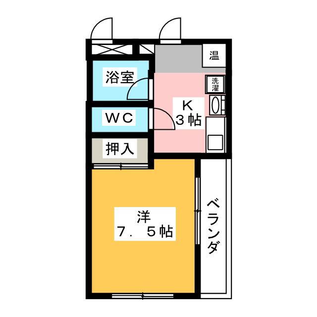 岐阜県関市仲町 1K マンション 賃貸物件詳細