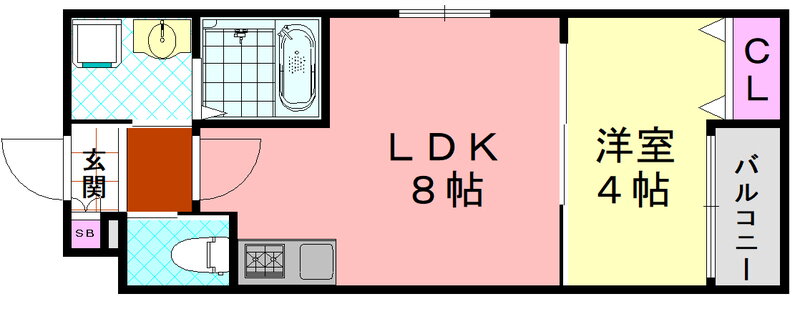 Ｈ－ｍａｉｓｏｎ加美正覚寺？ 2階 1LDK 賃貸物件詳細